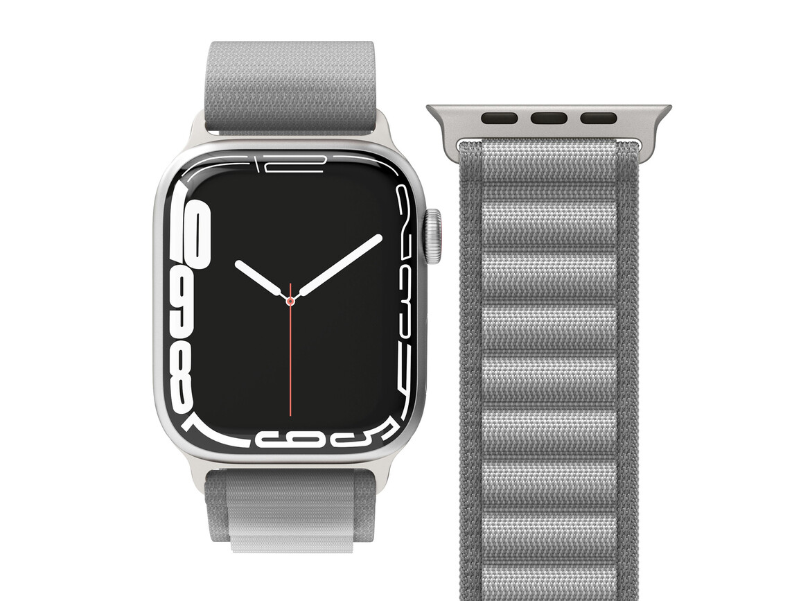 Vonmählen Action Loop One für Apple Watch 42/44/45/49 mm, hellgrau