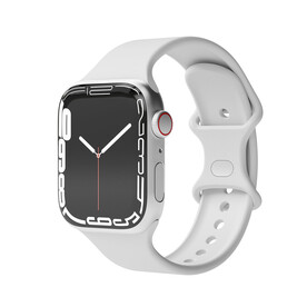 Vonmählen Silikon Loop One für Apple Watch 38/40/41 mm, hellgrau