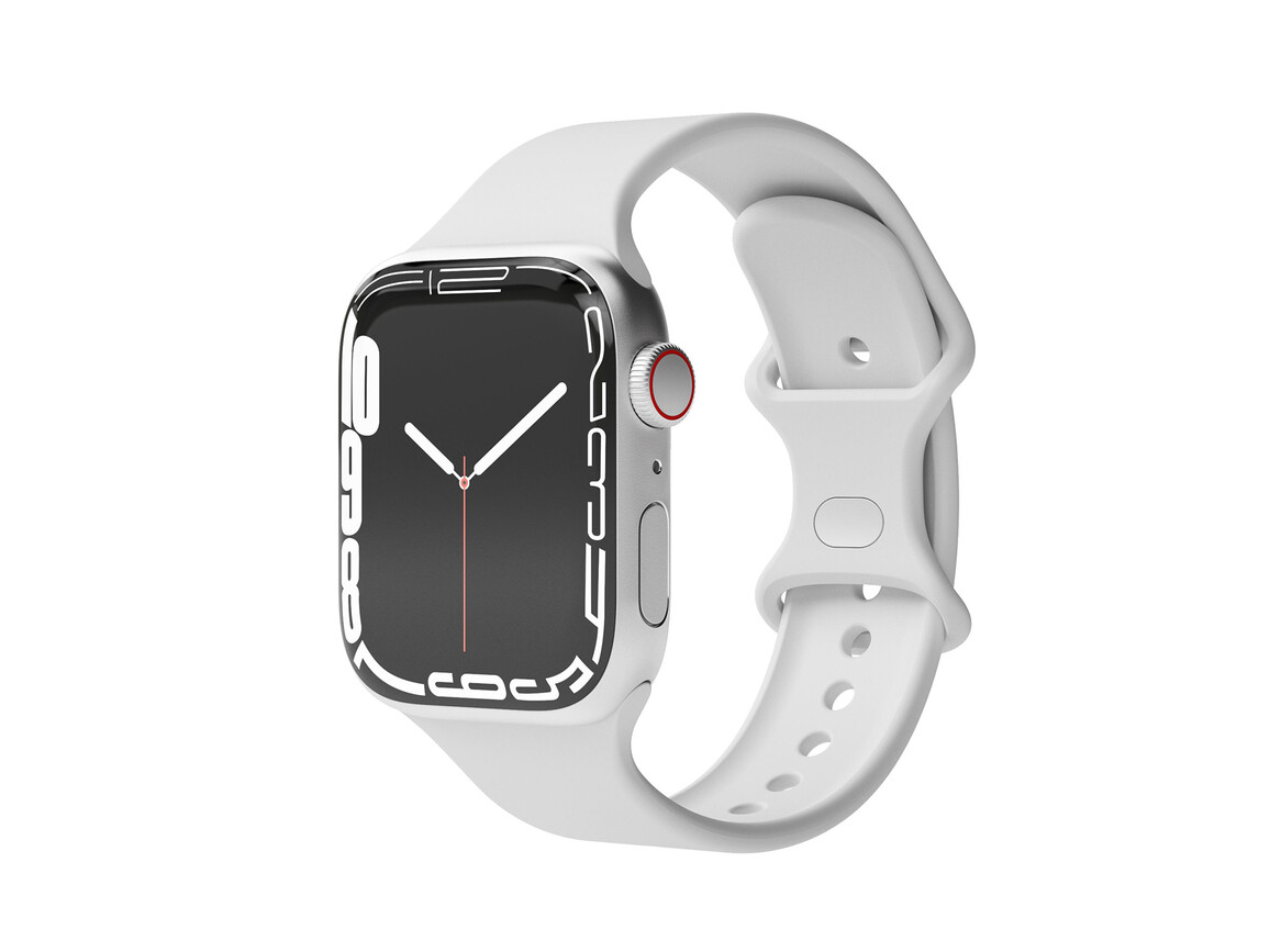 Vonmählen Silikon Loop One für Apple Watch 38/40/41 mm, hellgrau