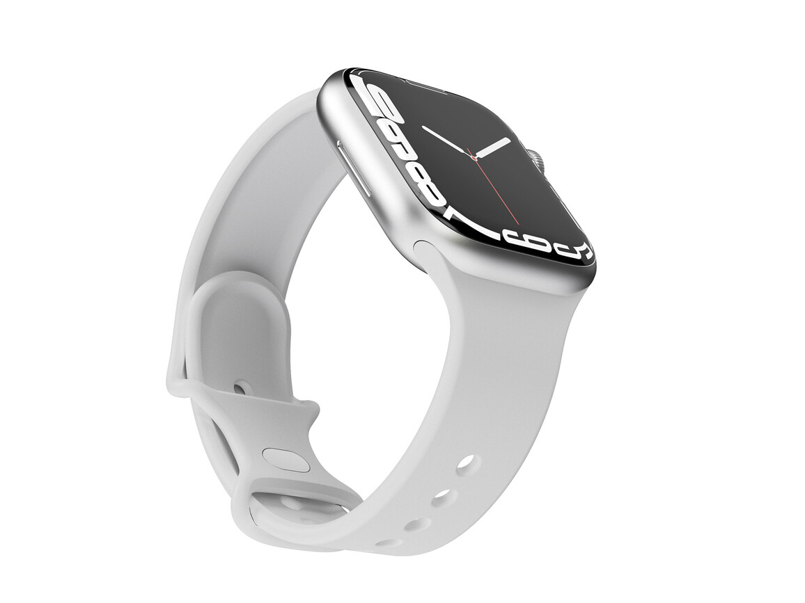 Vonmählen Silikon Loop One für Apple Watch 42/44/45/49 mm, hellgrau