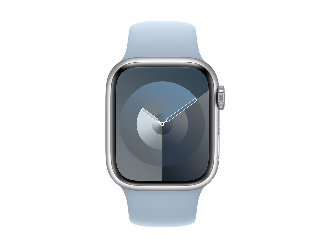 Apple Watch 41mm Sportarmband, hellblau, M/L
