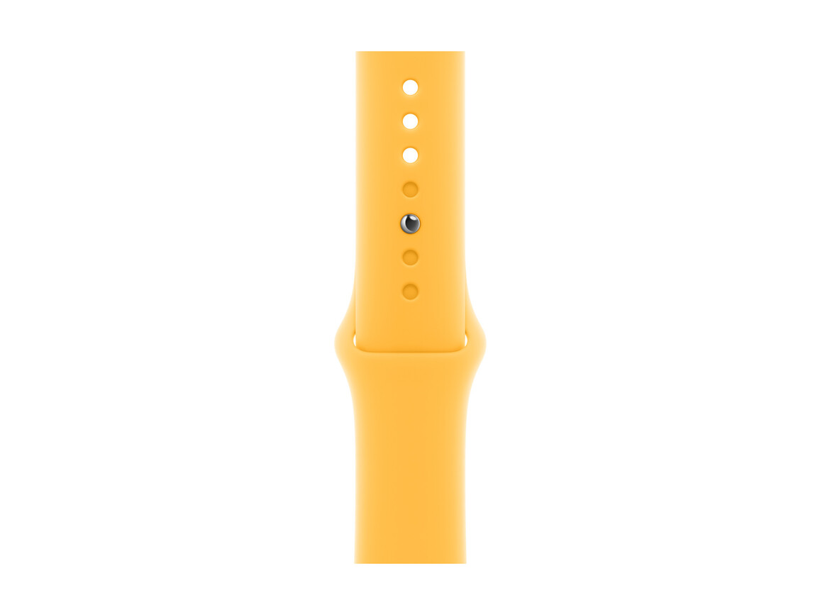Apple Watch 45mm Sportarmband, gelb, S/M