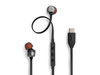 JBL TUNE310C, kabelgebundener USB-C In-Ear Kopfhörer, schwarz