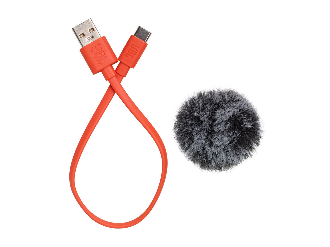 JBL Quantum Stream tragbares, kabelloses Streaming-Mikrofon, USB-C, schwarz