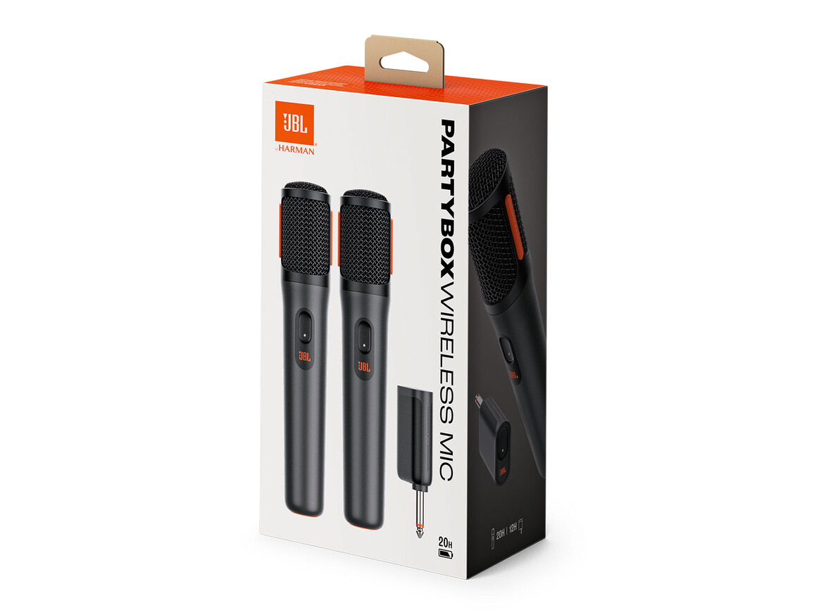 JBL digitales kabelloses Mikrofon für Partybox, schwarz