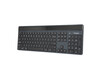 Targus EcoSmart Energieerfassende antimikrobielle Bluetooth Tastatur (DE), schwarz