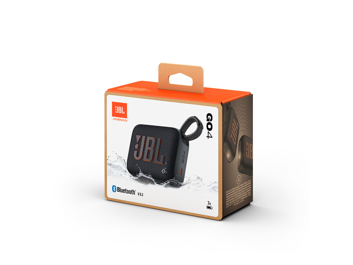 JBL Go4, Bluetooth-Lautsprecher, schwarz