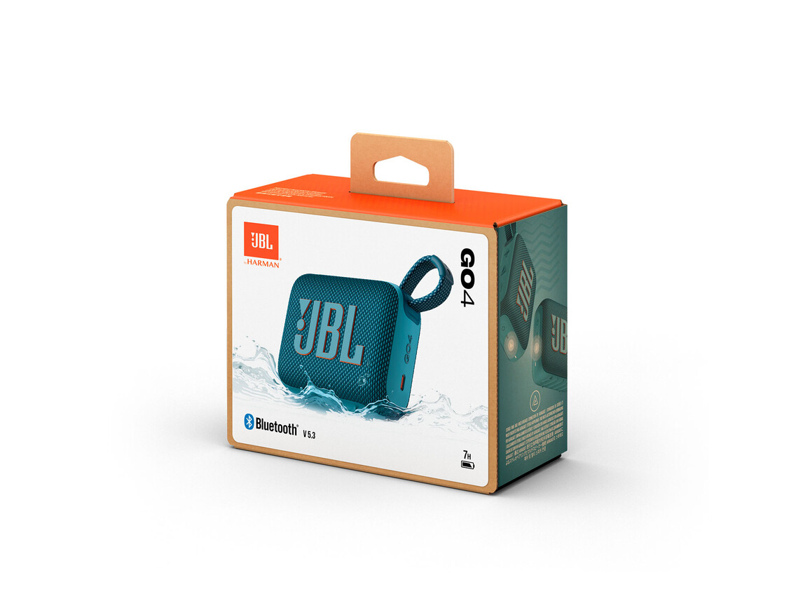 JBL Go4, Bluetooth-Lautsprecher, blau
