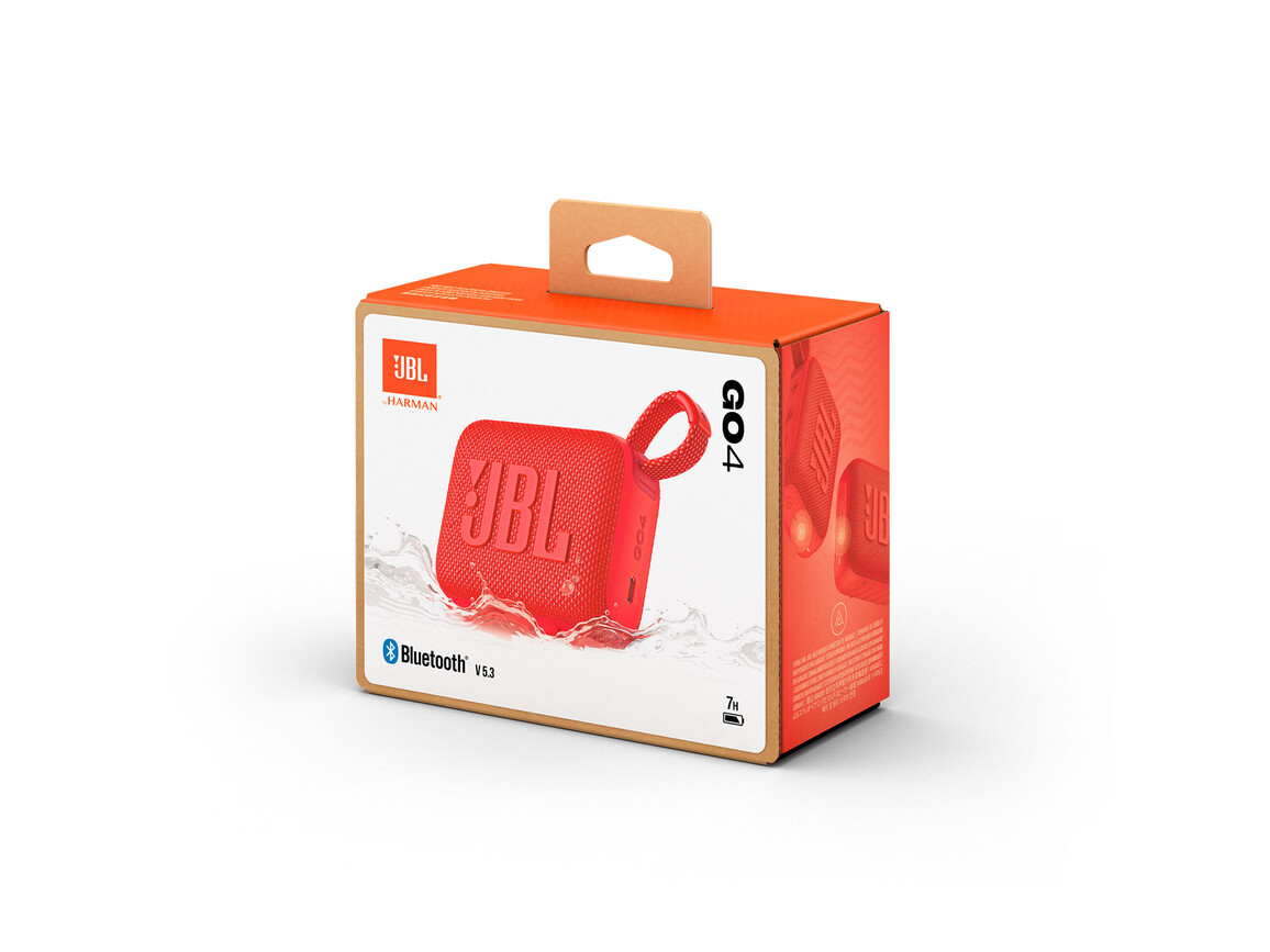 JBL Go4, Bluetooth-Lautsprecher, rot