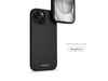 Vonmählen Eco Silicone Case. iPhone 15 Plus, schwarz