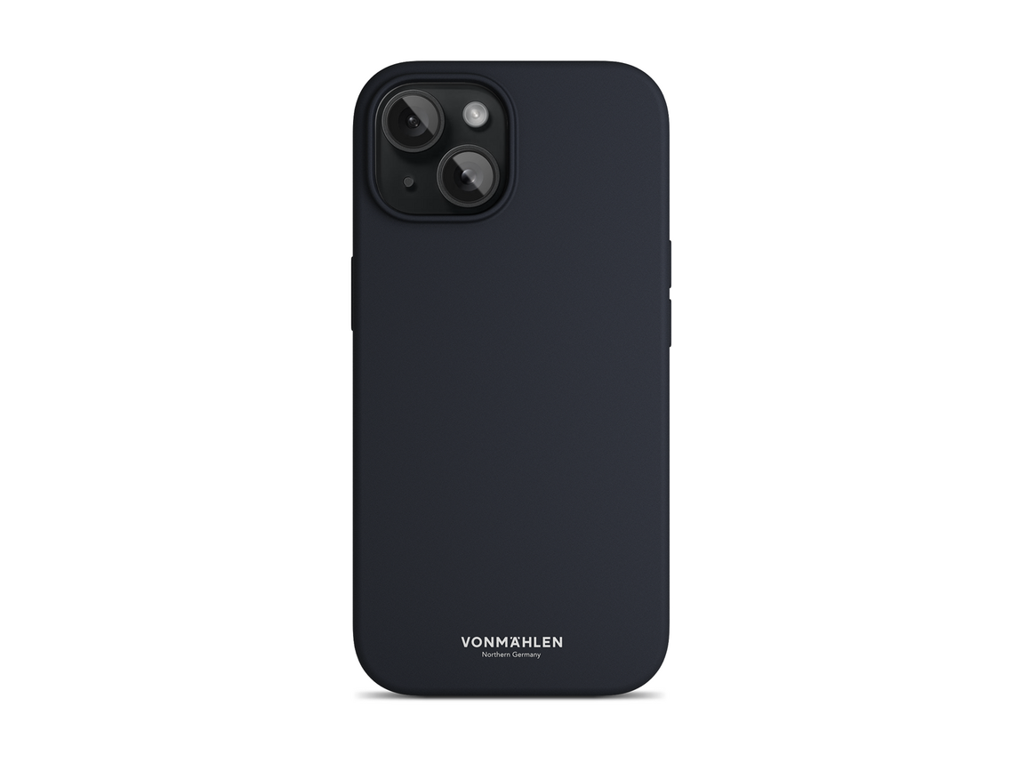 Vonmählen Eco Silicone Case. iPhone 15 Plus, blau