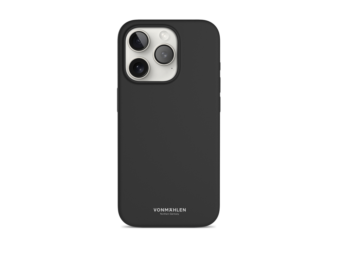 Vonmählen Eco Silicone Cas. iPhone 15 Pro Max, schwarz