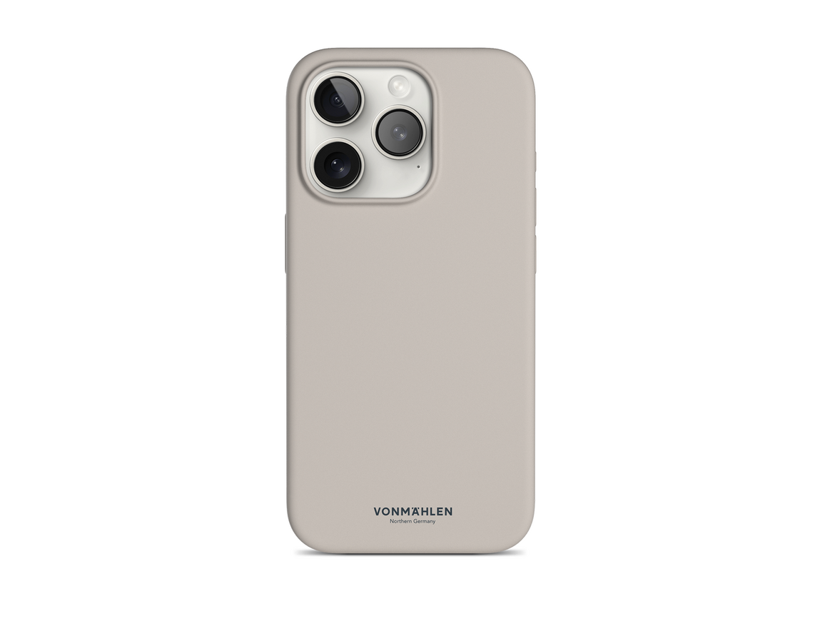Vonmählen Eco Silicone Cas. iPhone 15 Pro Max, beige