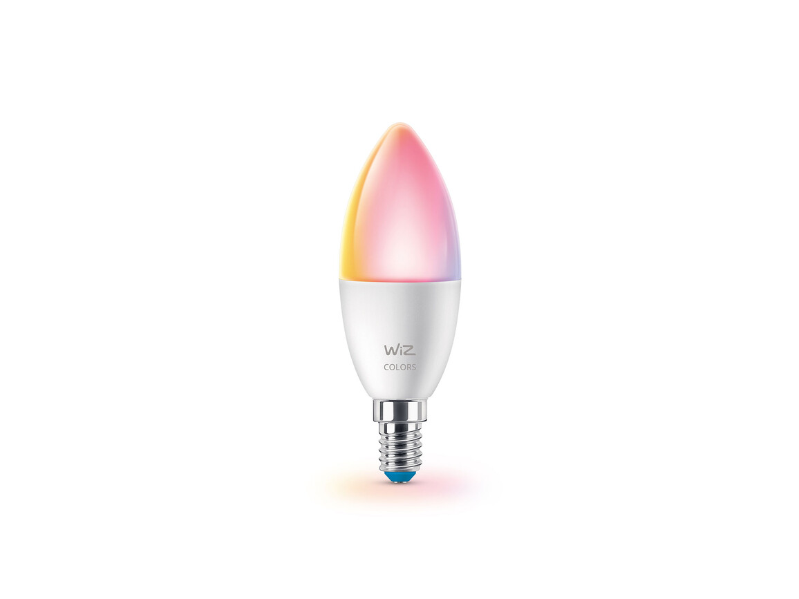 WiZ Full Color Smarte LED Lampe 40W C37 E14 922-65 RGB 1PF/6