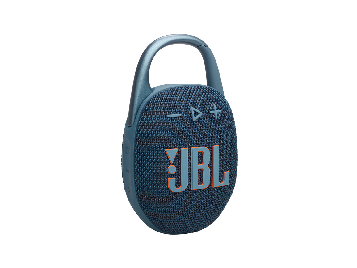 JBL Clip5, Bluetooth-Lautsprecher mit Karabinerhaken, blau