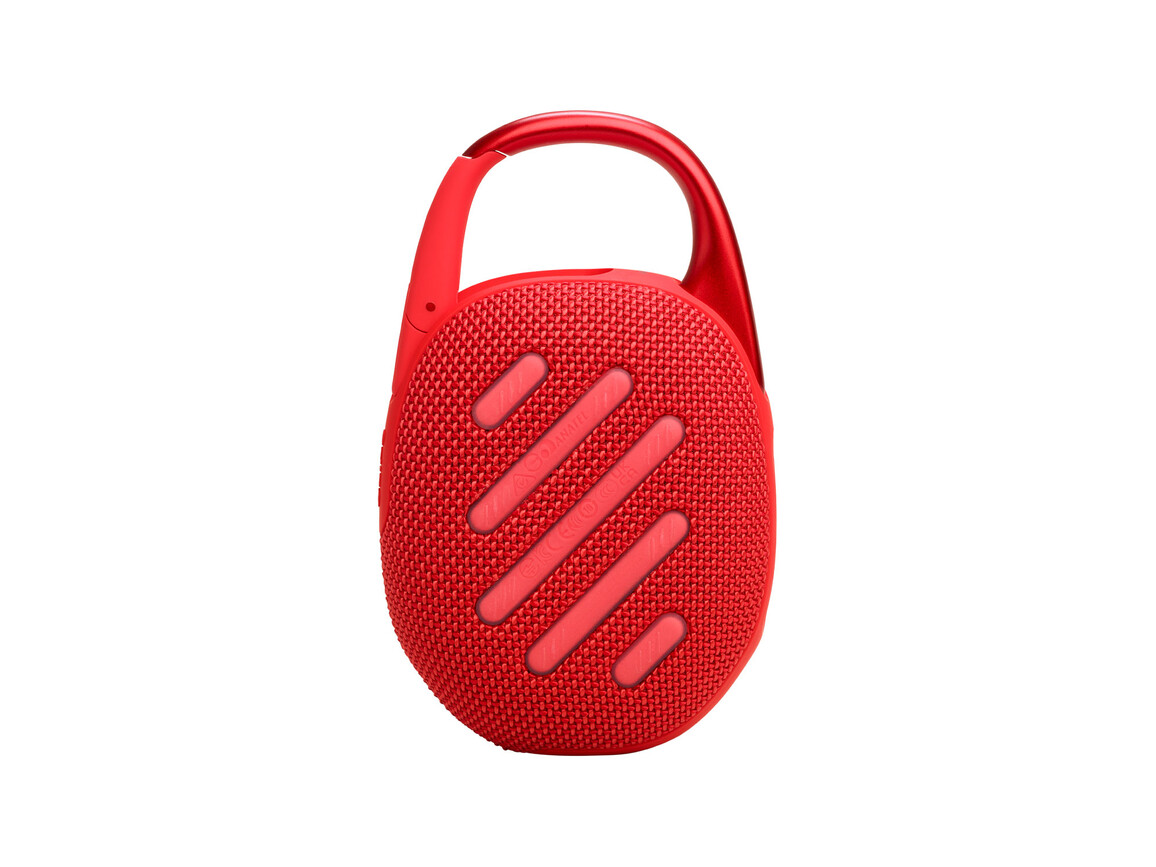 JBL Clip5, Bluetooth-Lautsprecher mit Karabinerhaken, rot