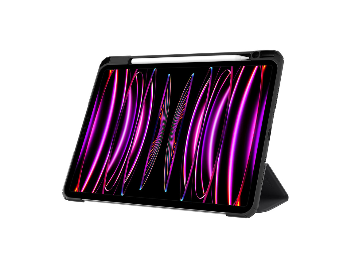 dbramante London Multi-View Slim Folio Case für iPad Pro 11" (2024/5. Gen), schwarz