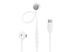 JBL TUNE305C, kabelgebundener USB-C In-Ear Kopfhörer, weiß