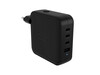 Hyper - HyperJuice 100W USB-C GaN Ladegerät mit Reiseadapter, schwarz