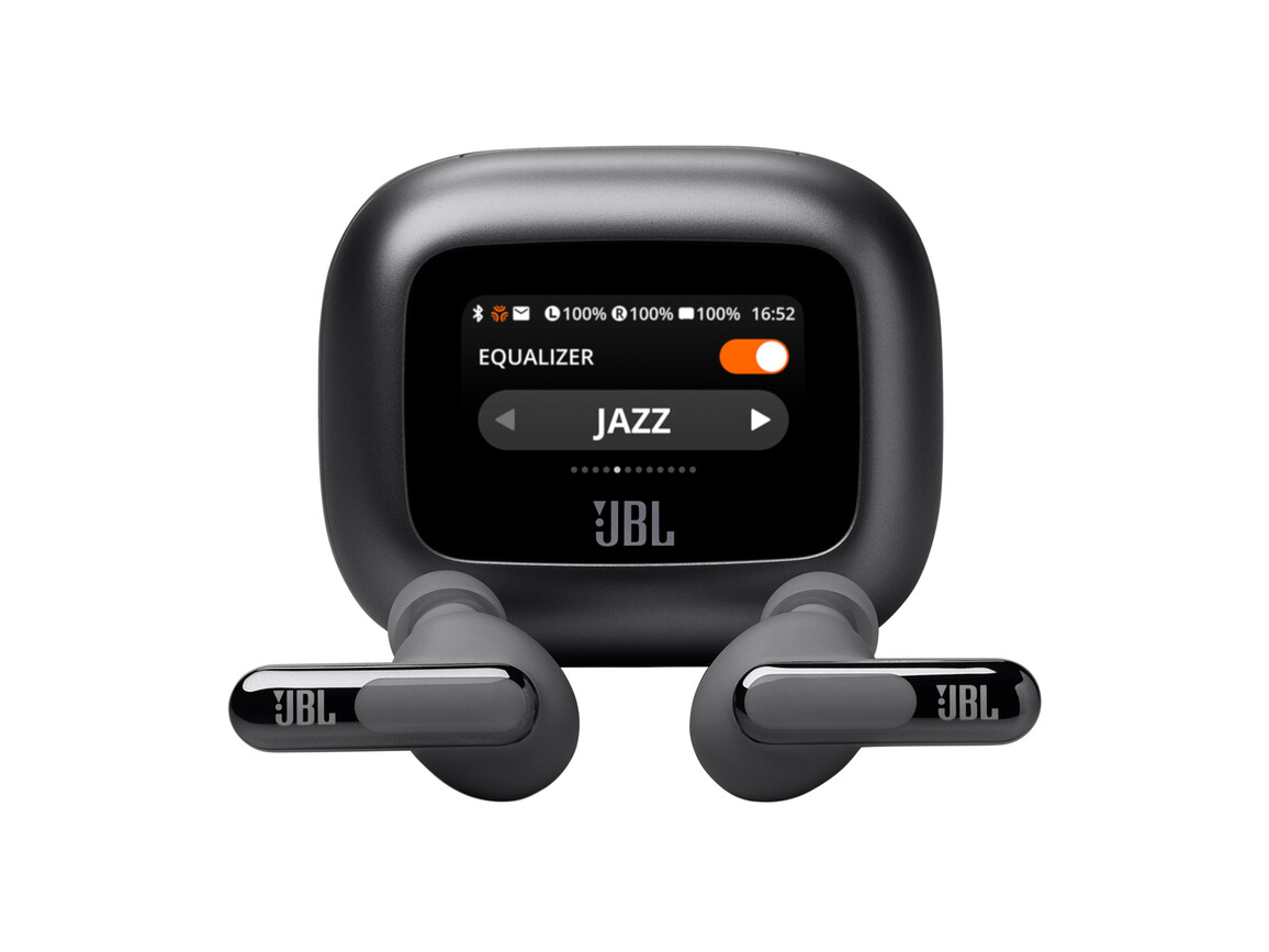 JBL Live Beam 3, kabelloser In-Ear Kopfhörer, schwarz