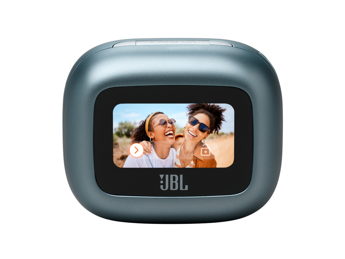 JBL Live Beam 3, kabelloser In-Ear Kopfhörer, blau