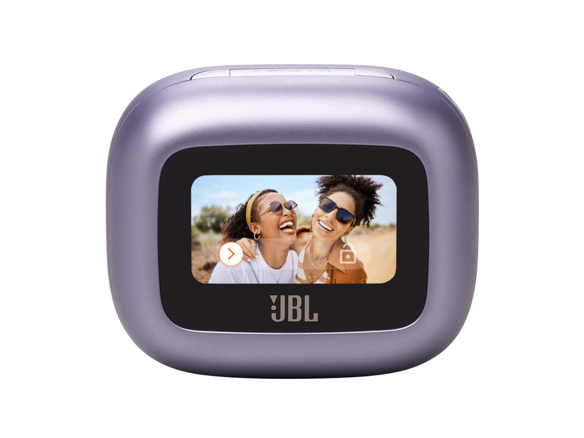 JBL Live Beam 3, kabelloser In-Ear Kopfhörer, lila