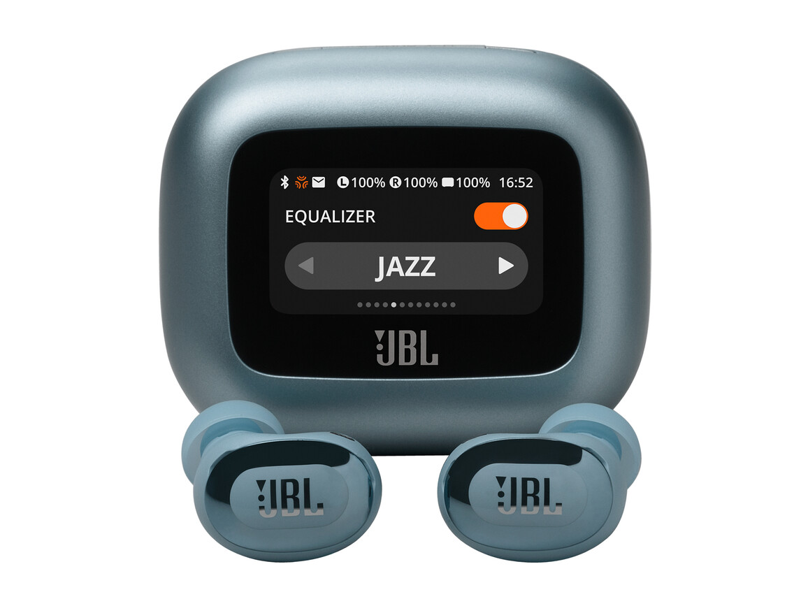 JBL Live Buds 3, kabelloser In-Ear Kopfhörer, blau