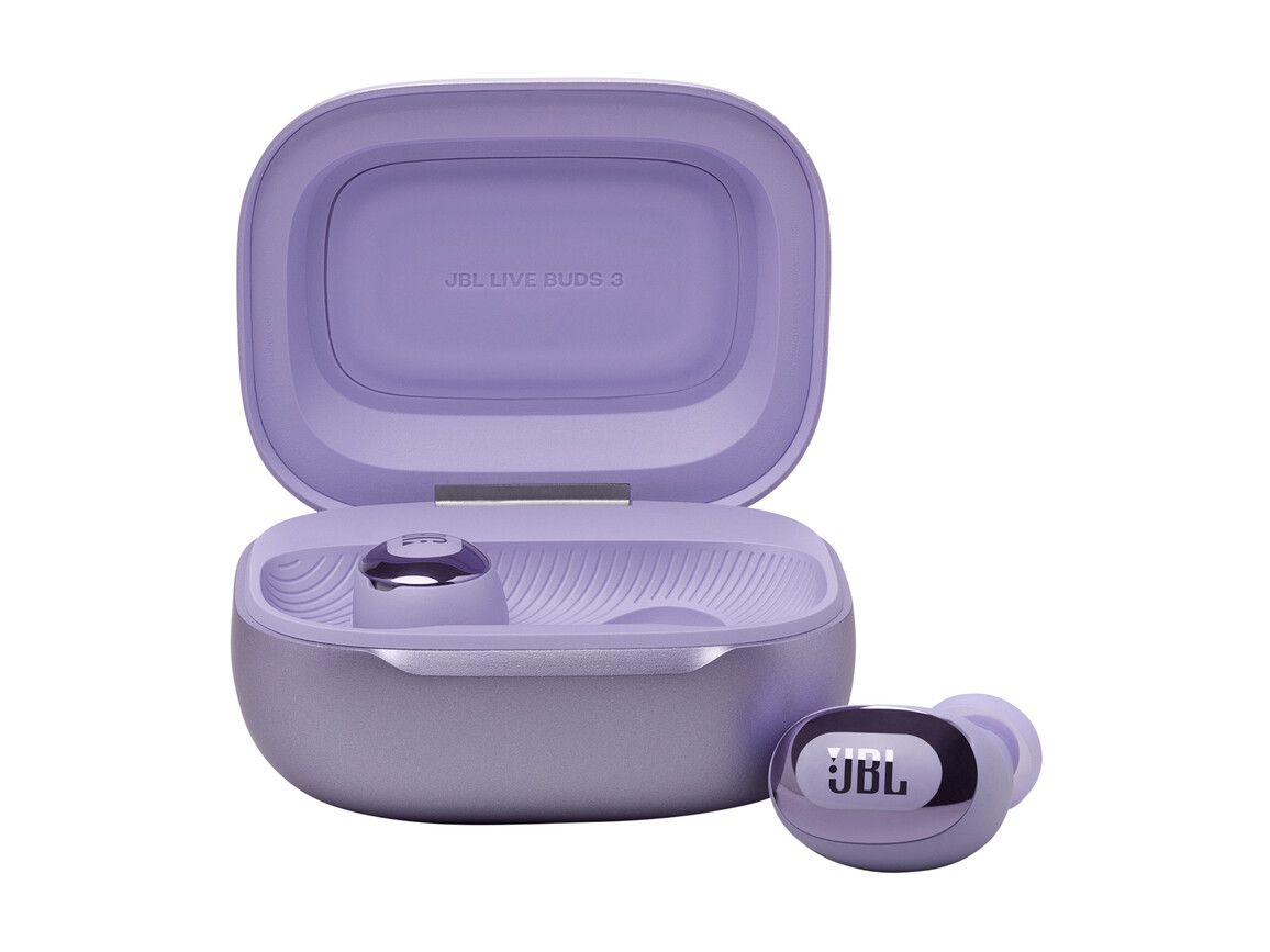 JBL Live Buds 3, kabelloser In-Ear Kopfhörer, lila