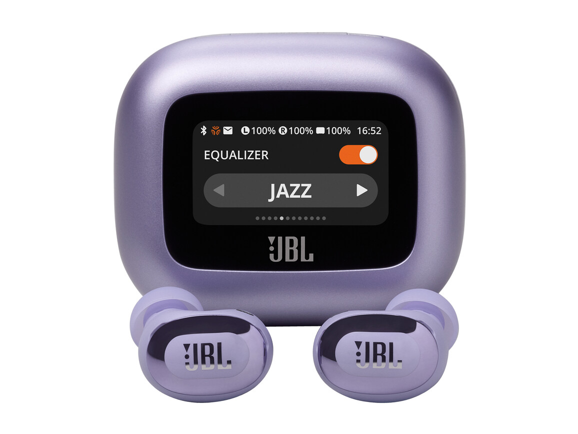 JBL Live Buds 3, kabelloser In-Ear Kopfhörer, lila