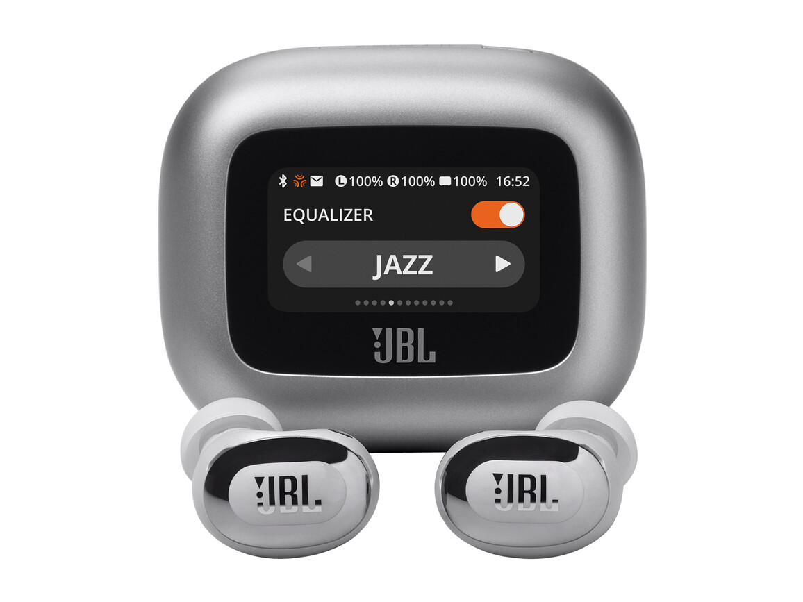 JBL Live Buds 3, kabelloser In-Ear Kopfhörer, silber