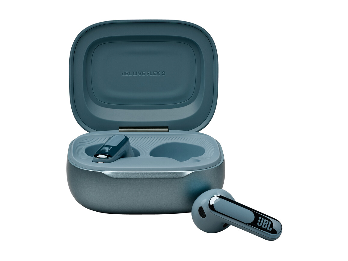 JBL Live Flex 3, kabelloser In-Ear Kopfhörer, blau