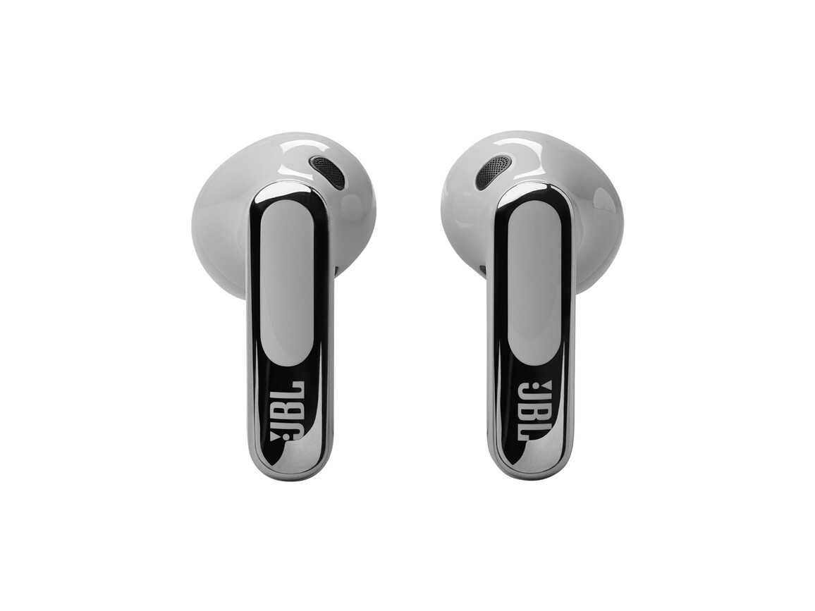 JBL Live Flex 3, kabelloser In-Ear Kopfhörer, silber