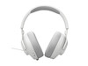 JBL Quantum 100 M2, kabelgebundenes Over-Ear-Gaming-Headset mit Mikrofon, weiss