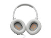 JBL Quantum 100 M2, kabelgebundenes Over-Ear-Gaming-Headset mit Mikrofon, weiss