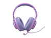 JBL Quantum 100 M2, kabelgebundenes Over-Ear-Gaming-Headset mit Mikrofon, lila