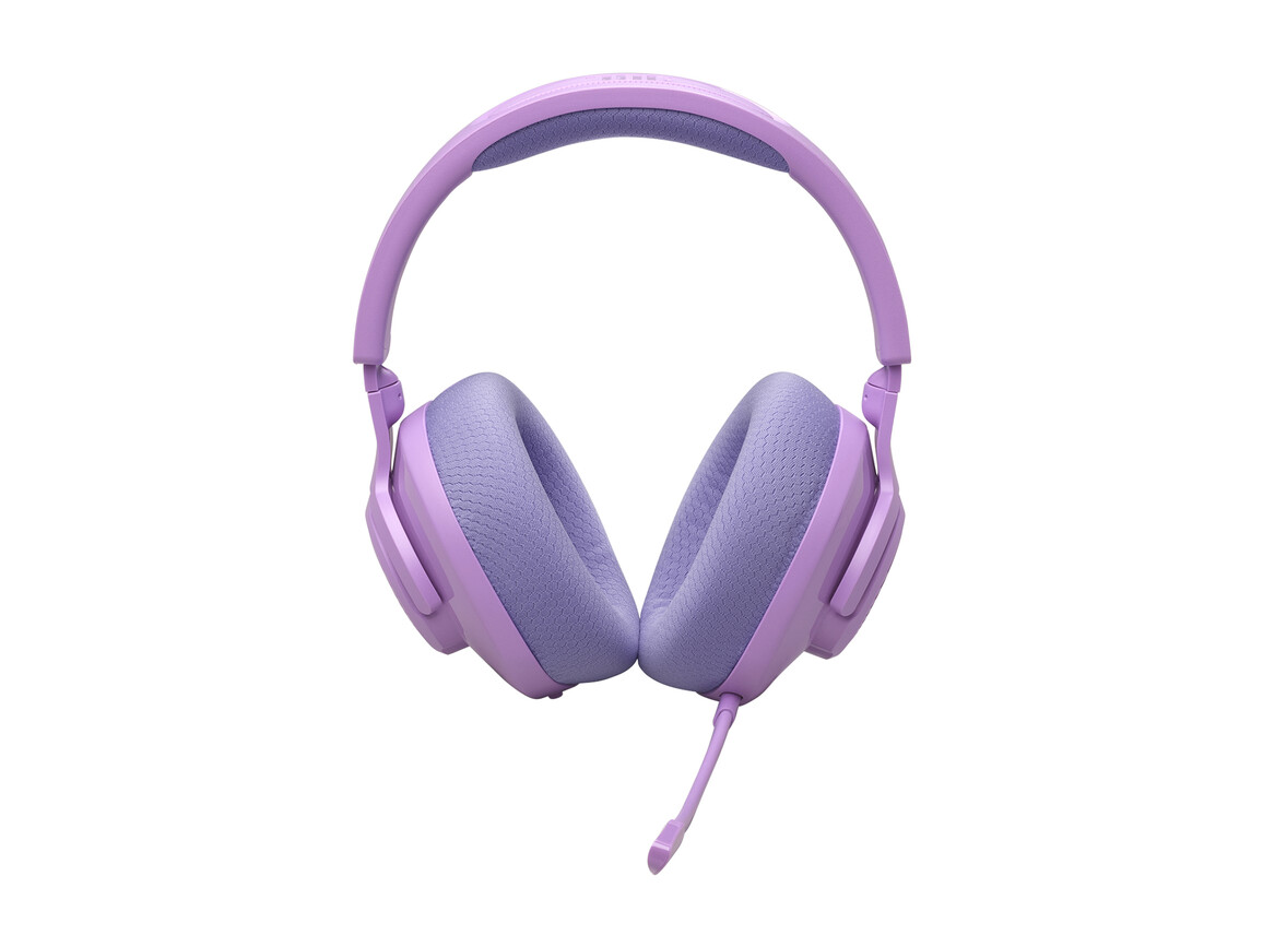 JBL Quantum 360, kabelloses Over-Ear-Gaming-Headset mit Mikrofon, lila