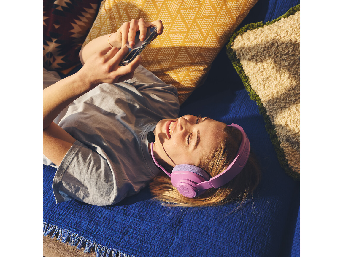 JBL Quantum 360, kabelloses Over-Ear-Gaming-Headset mit Mikrofon, lila