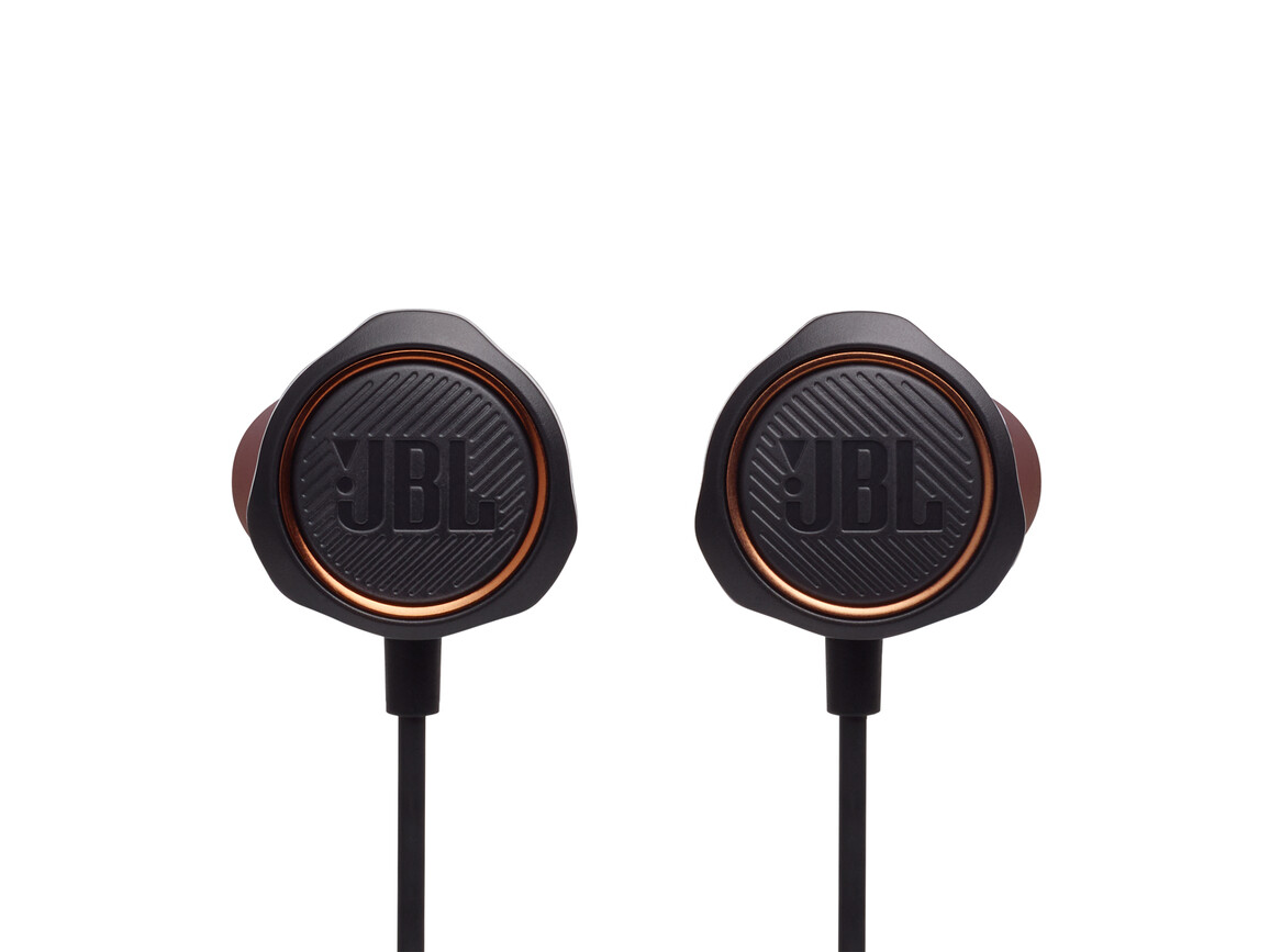 JBL Quantum 50C, kabelgebundenes In-Ear-Gaming-Headset, schwarz