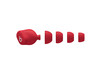 Beats Solo Buds, komplett kabellose In-Ear Kopfhörer, transparent rot