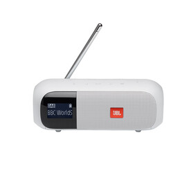 JBL Tuner2, Bluetooth-Lautsprecher mit Radio, weiß &amp;gt;