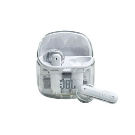 JBL Tune FLEX GHOST TWS, kabelloser In-Ear Bluetooth Kopfhörer, weiß