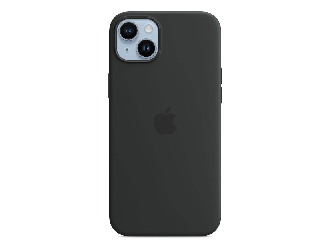 Apple iPhone 14 Plus Silikon Case mit MagSafe, mitternacht