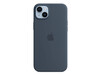 Apple iPhone 14 Plus Silikon Case mit MagSafe, sturmblau