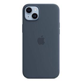 Apple iPhone 14 Silikon Case mit MagSafe, sturmblau