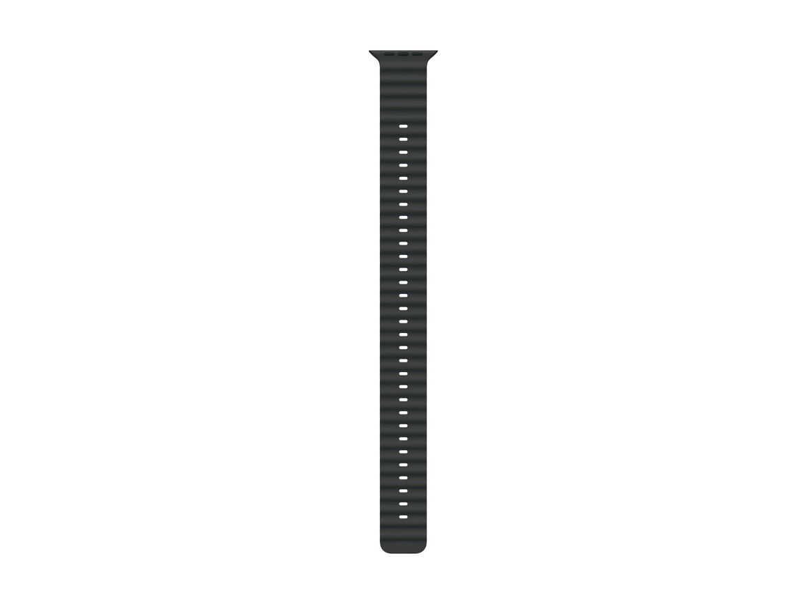 Apple Watch 49mm Verlängerung Ocean-Armband, schwarz - Gehäusefarbe schwarz