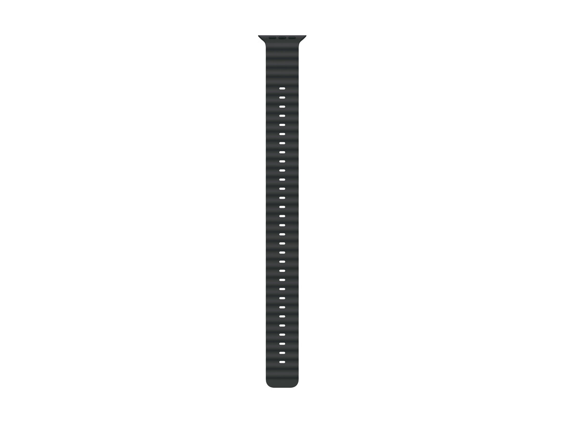 Apple Watch 49mm Verlängerung Ocean-Armband, schwarz - Gehäusefarbe natur