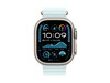 Apple Watch 49mm Verlängerung Ocean-Armband, kristallblau - Gehäusefarbe natur