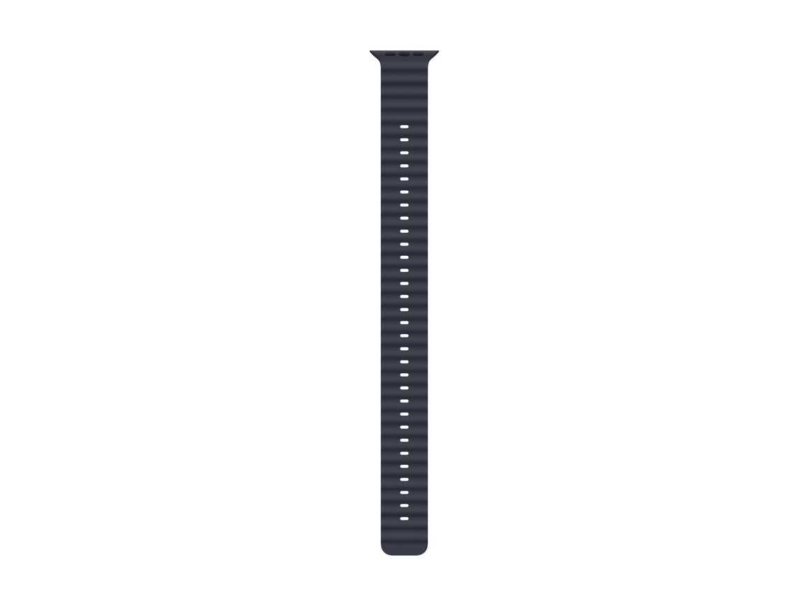 Apple Watch 49mm Verlängerung Ocean-Armband, blau - Gehäusefarbe schwarz