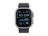 Apple Watch 49mm Verlängerung Ocean-Armband, blau - Gehäusefarbe natur