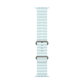Apple Watch 49mm Ocean-Armband, kristallblau - Gehäusefarbe natur